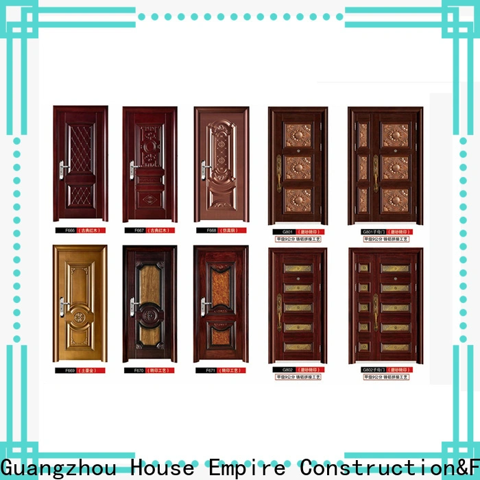 high-quality metal door design factory price for bathroom 1