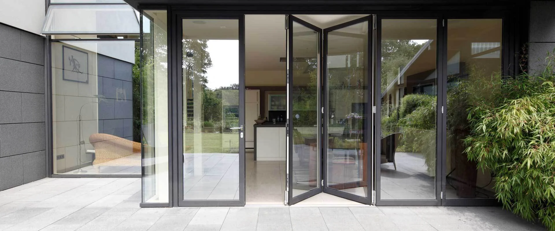 graceful aluminium bifold doors latest in different color for dining room 2