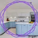 Digah aluminium prefabricated cupboards in china for kitchen 1