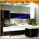 Digah melamine stock white kitchen cabinets in china for kitchen 1
