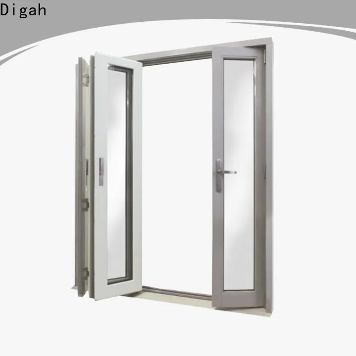 Digah folding aluminium patio doors in different color for bathroom 1