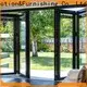 anti-burglar aluminium door swing in different color for dining room 1