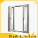 Digah swinging aluminium patio doors in different color for bathroom 1