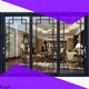 Digah elegant aluminium front doors in different color for living room 1