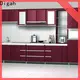 Digah elegant finished kitchen cabinets in china for decorating 1