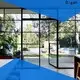 Digah patio aluminium glass door in different color for conference rooms 1