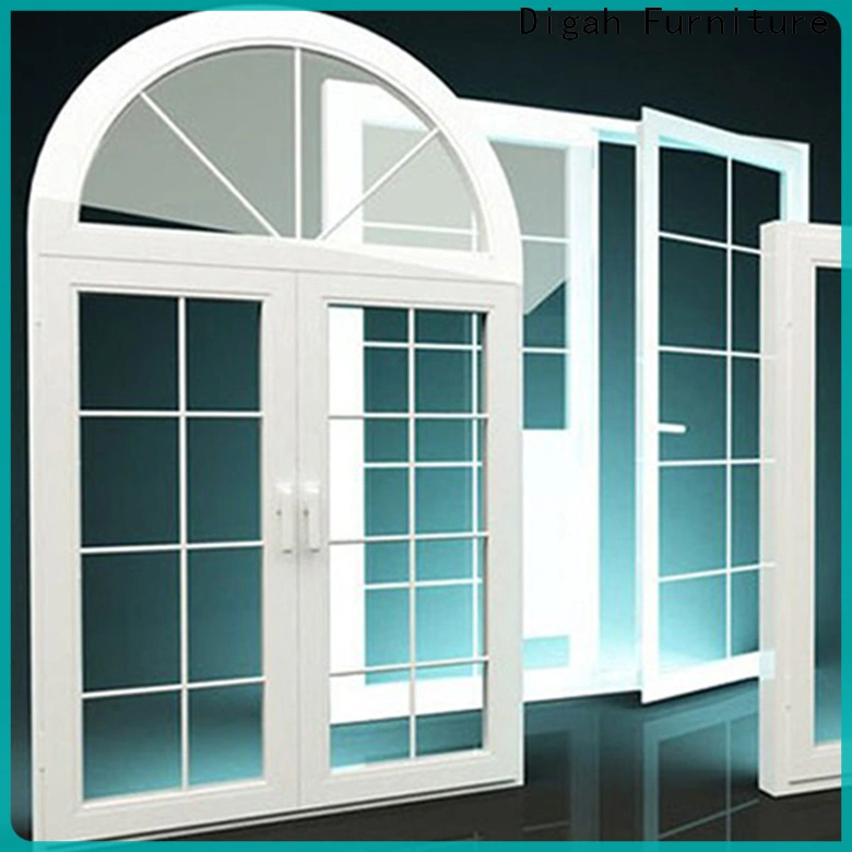 competitive price aluminium bathroom door designs in different color for villas 1