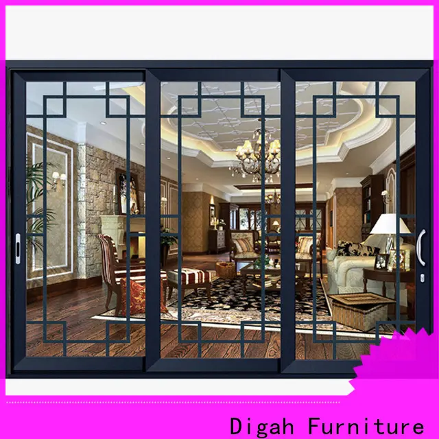 Digah fireproof commercial aluminum doors in different color for conference rooms 1
