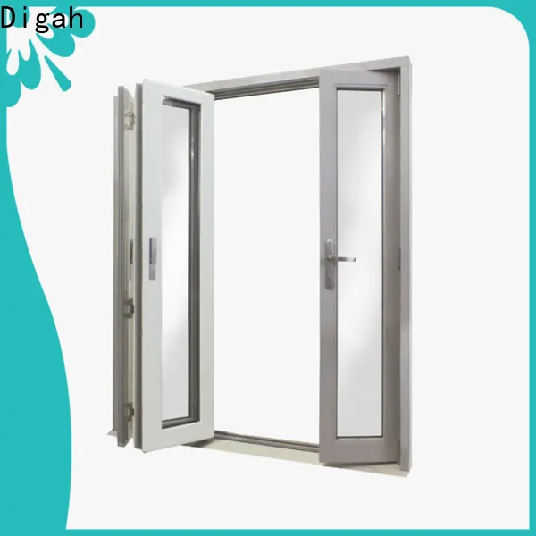 fireproof commercial aluminum doors french in different color for dining room 1