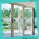 Digah fireproof aluminium sliding patio doors in different color for conference rooms 1
