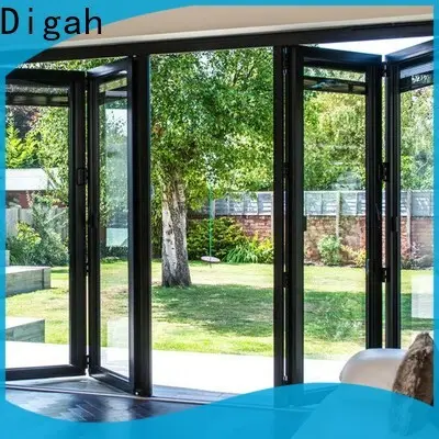 Digah glass aluminium bifold doors factory price for dining room 1