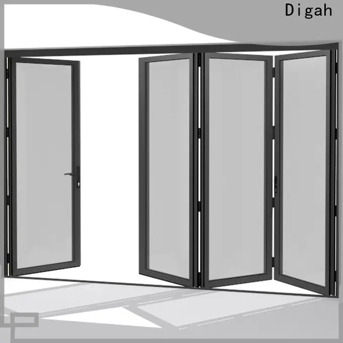 Digah swing aluminium front doors series for dining room 1