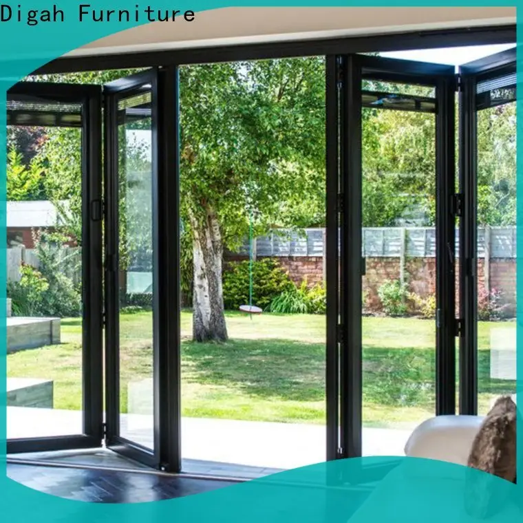 Digah frame aluminium door in different color for bathroom 1