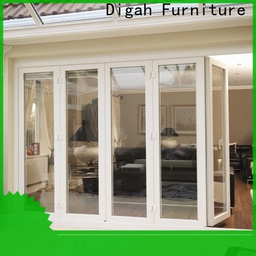 Digah bifold commercial aluminum doors in different color for dining room 1