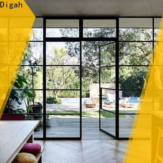 Digah latest aluminium bifold doors vendor for dining room 1