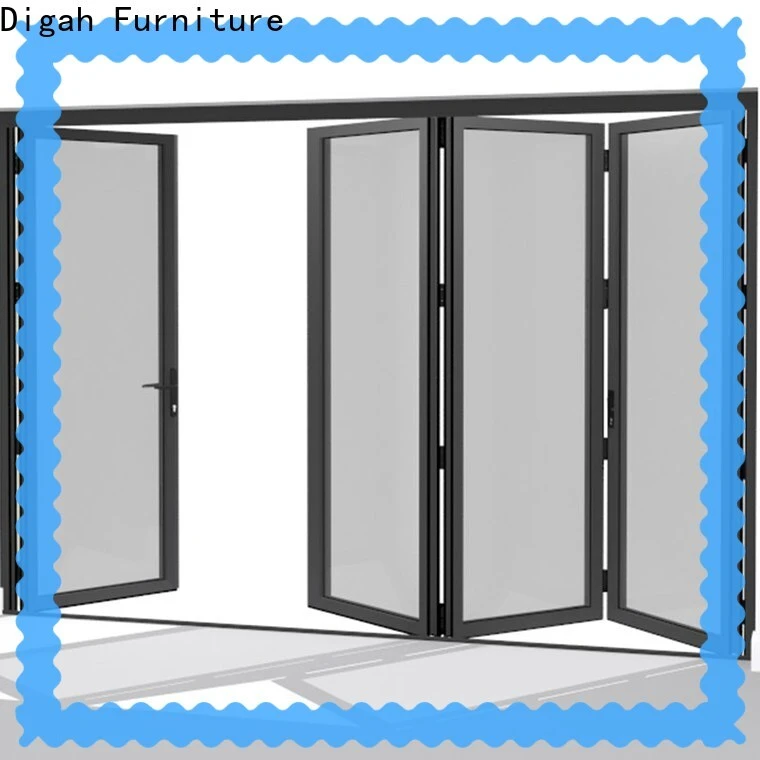 Digah fireproof aluminium patio doors vendor for bathroom 1