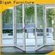 Digah bifold aluminium glass door in different color for living room 1