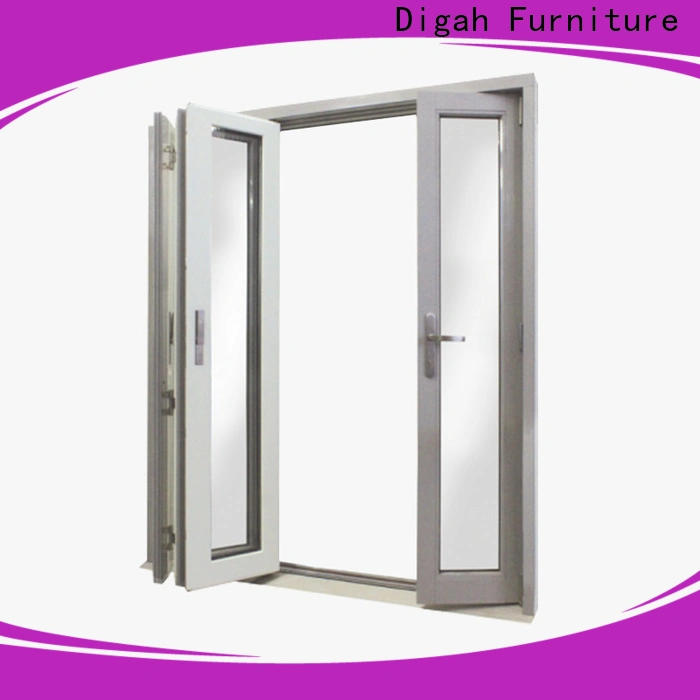 Digah french aluminium patio doors in different color for balcony 1