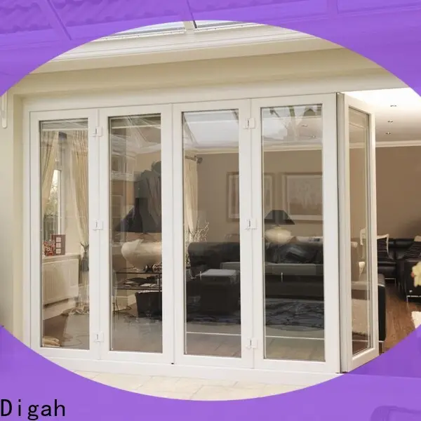 elegant aluminium glass door aluminium factory price for bathroom 1