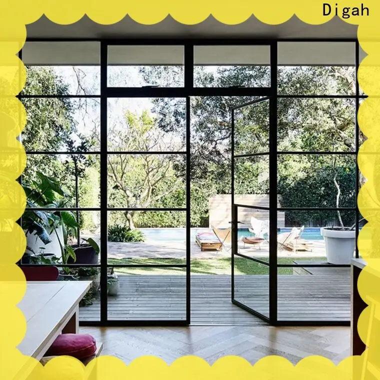 waterproof aluminium door frame tempered series for conference rooms 1