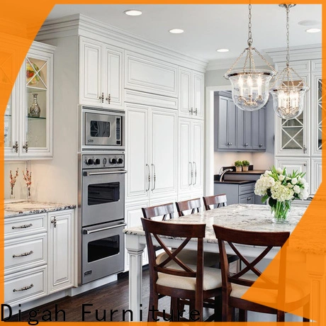 Digah newest stock white kitchen cabinets for decorating 1