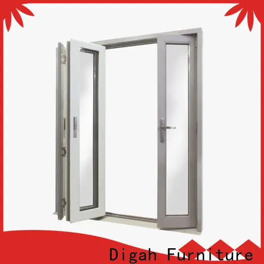waterproof aluminium glass door commercial in different color for bathroom 1