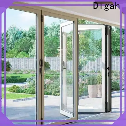 Digah doors aluminium bifold doors vendor for bathroom 1