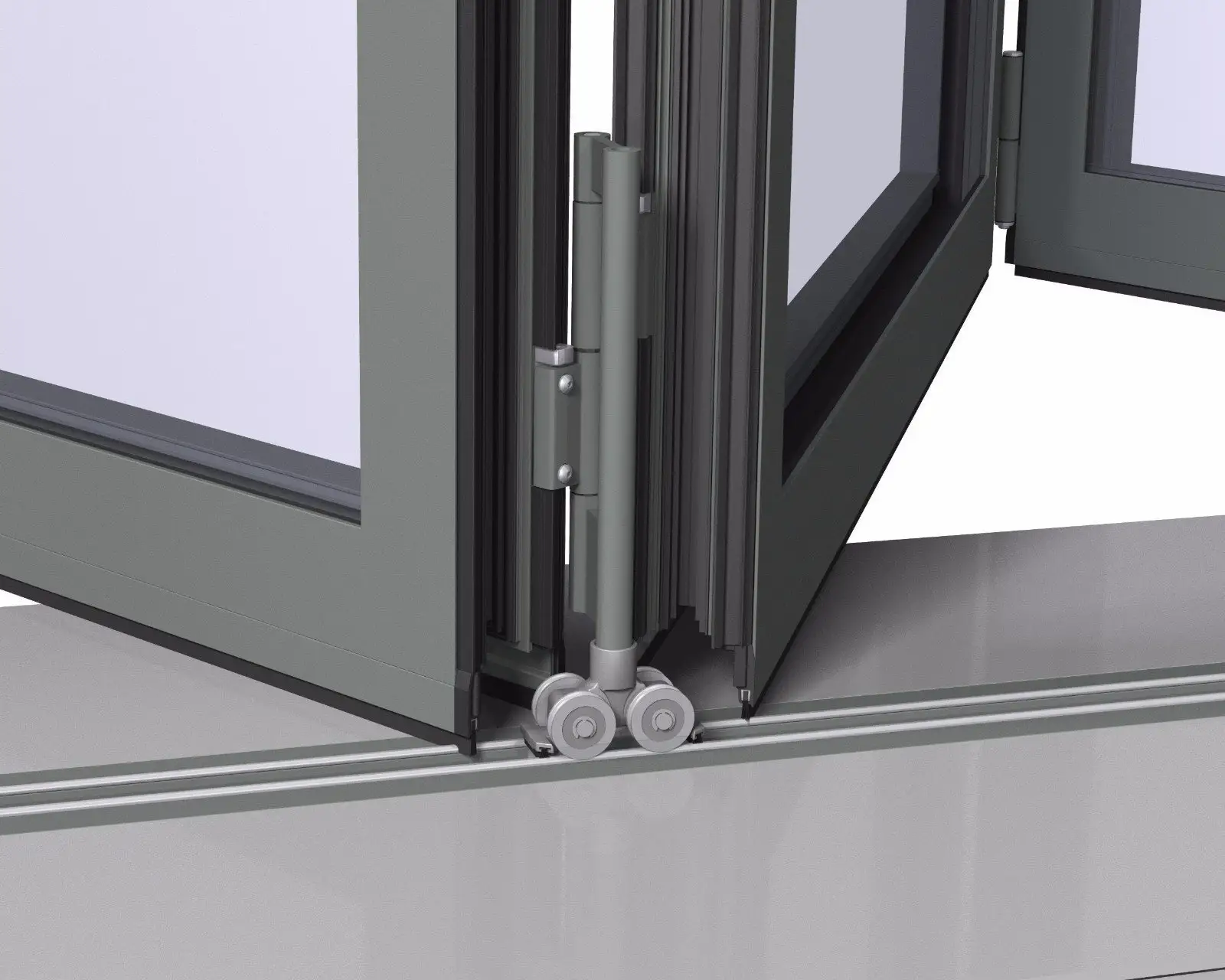 Digah waterproof aluminium french doors factory price for living room 2