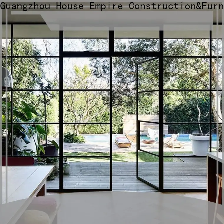 fireproof aluminium front doors french in different color for bathroom 1