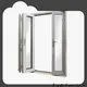 Digah soundproof aluminium bifold doors in different color for living room 1