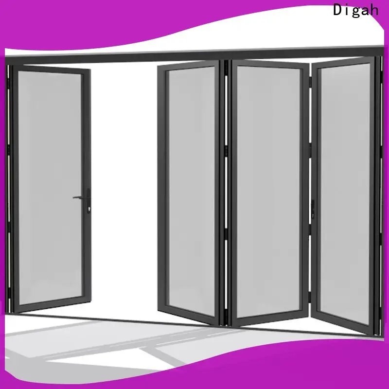 Digah waterproof aluminium french doors certification for balcony 1