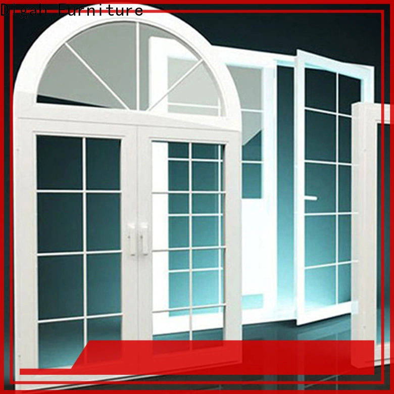 Digah beautiful appearance aluminium window frame profiles series for hotels 1