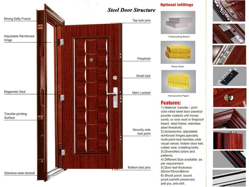 Digah design steel door series for bathroom 2