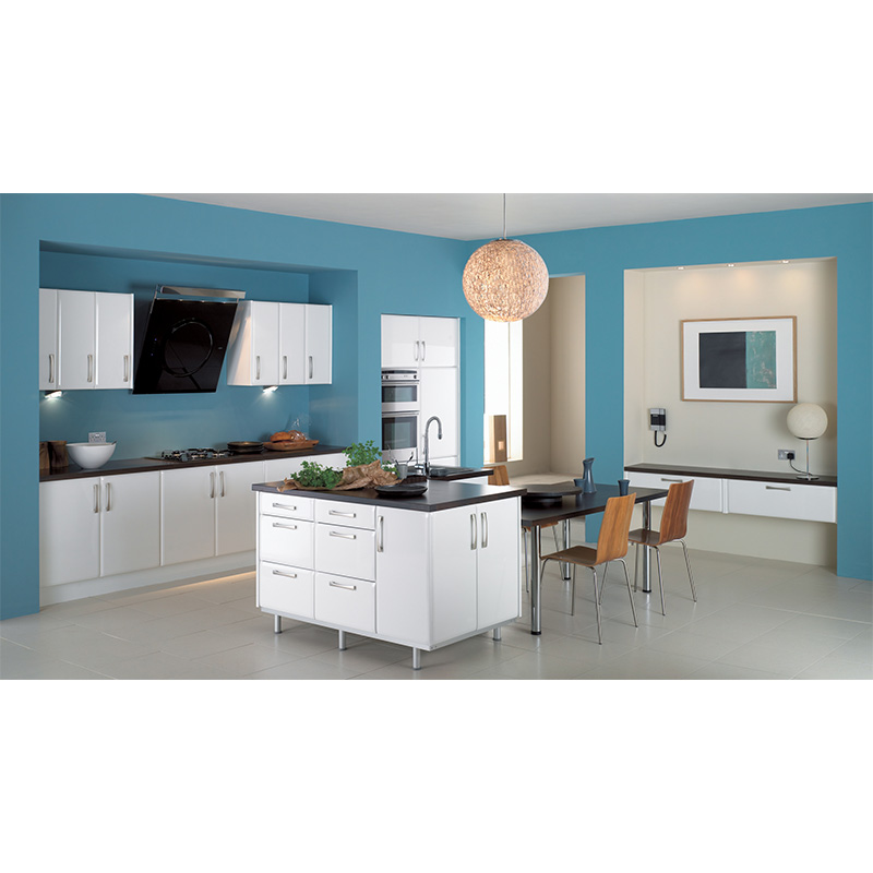Digah  Popular Design Colorful Custom PVC Kitchen Cabinets Kitchen Cabinets Series image5