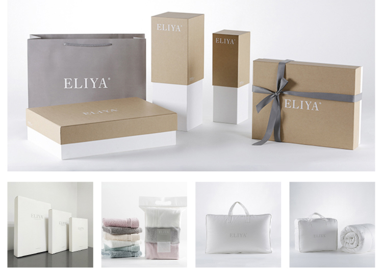 ELIYA Luxury 100% Cotton 250gms filling Duvet Summer Duvet Quilted White Duvet Set Manufacture 14