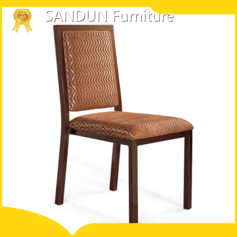 SANDUN Furniture Brand YE-033 Steel Imitation Wood Stacking Chair YE-033 Supplier 1