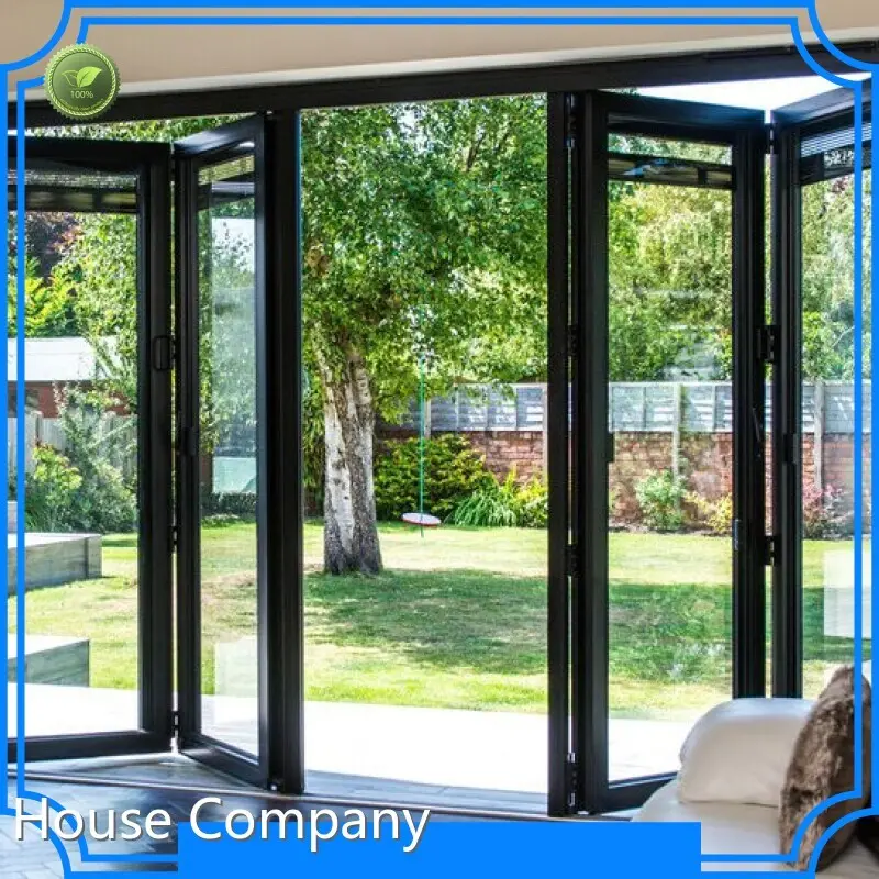 Left/right Aluminium Frame Sliding Folding Patio Doors Digah Company Manufacture 1