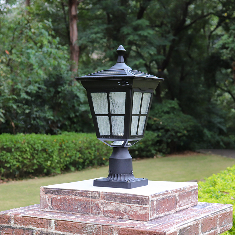 Kemeco ST4311AQ LED Cast Aluminum Solar Post Light Fixture with 3-Inch Fitter 