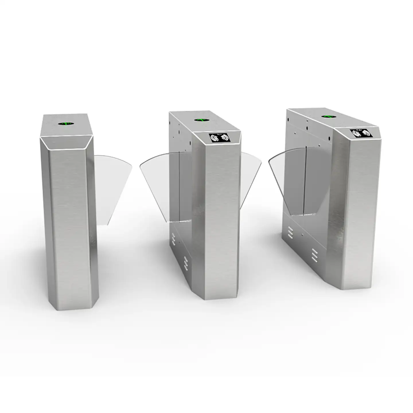 TGW-WT002 Kadi ya Kisomaji cha Kuingia kwa Flap Toka lango la Turnstile Flap Kizuizi