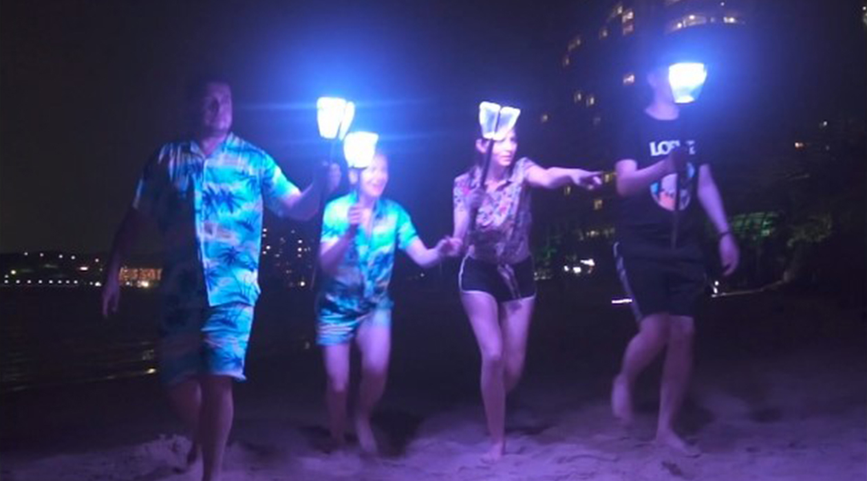 LumusSolem luzes solares de festa ao ar livre para festa de verão na praia 4
