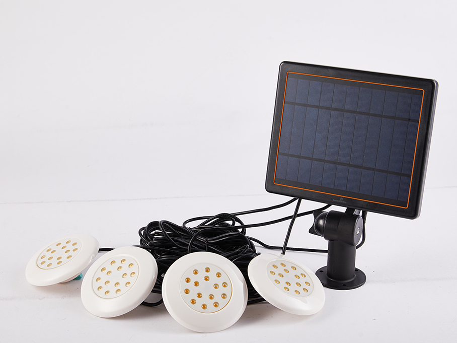 IP65 أفضل أضواء حمام سباحة تعمل بالطاقة الشمسية بطول 5 أمتار/LS-P2101 rgb 11