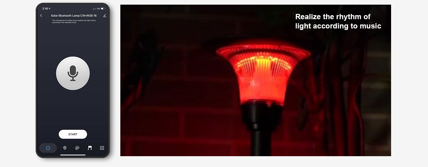 Hot Warm Light (2800-3100k) + RGB Solar Outdoor Party Lights Warm Light (2800-3100k) + RGB LumusSolem Brand 18