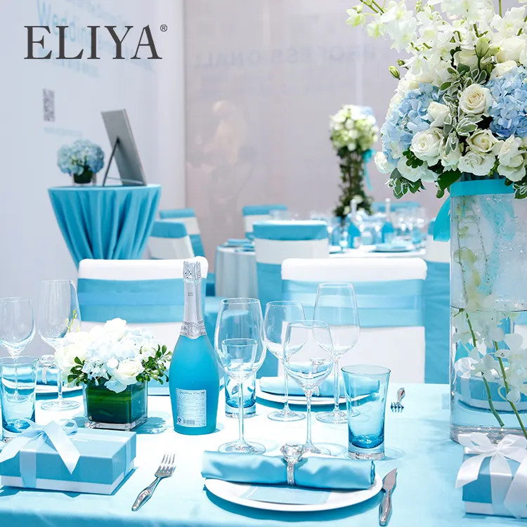 Hotel ELIYA mantelería para banquete de lino 4