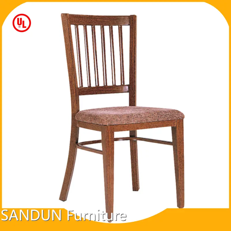 YE-050 Leather Wooden Stacking Chair SANDUN Furniture Manufacture 1