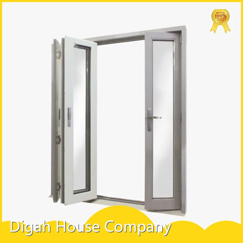 Customized Colorful Aluminium Bifold Doors Aluminium Frame and Tempered Glass - - Digah Company 1