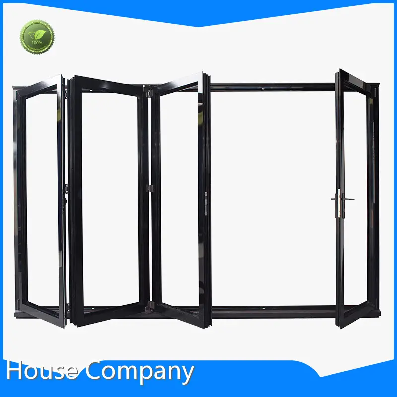 DGD003 Digah Company Brand Custom Colorful Aluminium Frame Folding Patio Door Supplier 1