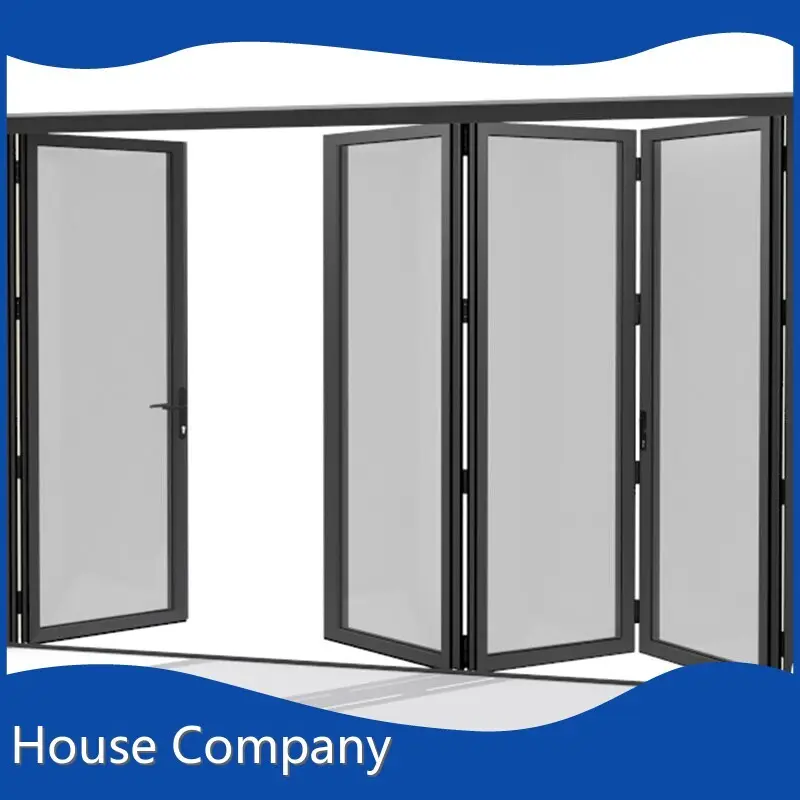 Digah Company Brand Bi-fold Doors Aluminum Sliding Patio Doors Prices Bi-fold Doors Factory 1