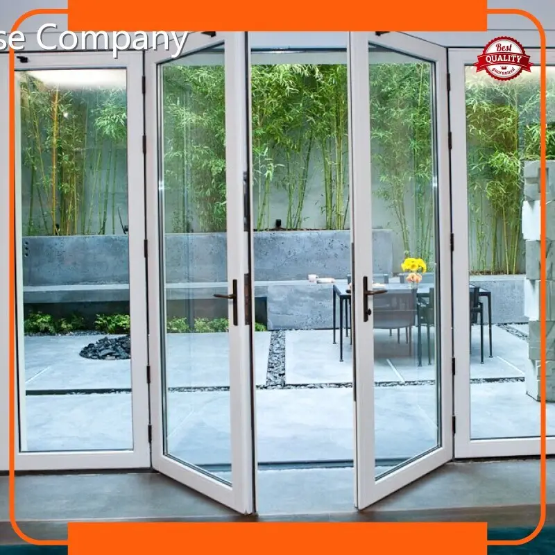 Inward/Outward/Left/right Digah Company Brand Custom Aluminium Frame French Swing Door Factory 1