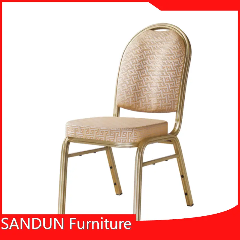 Hotel Banquet Restaurant Conference Meeting Event Party Hall Etc. SANDUN Furniture Brand Aluminum Hotel Banquet Chair Factory 1