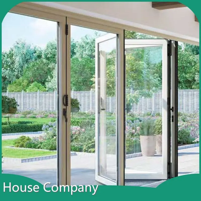 Customized Aluminium Frame Sliding Folding Patio D 1.Single Or Double As Requirement. 2. Types:tempered Glass - - Digah Company 1